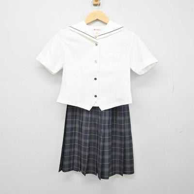 【中古】愛知県 菊華高等学校 女子制服 3点 (セーラー服・セーラー服・スカート) sf050136