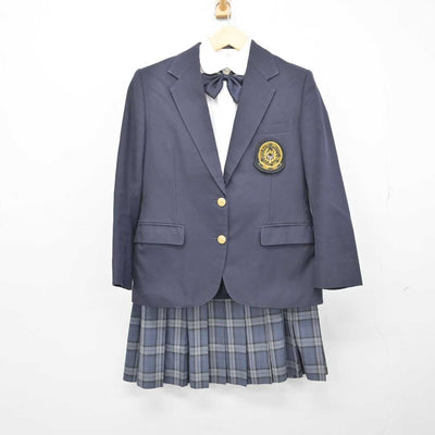 【中古】東京都 東京成徳大学高等学校 女子制服 4点 (ブレザー・シャツ・スカート) sf050154