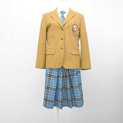 【中古】熊本県 熊本マリスト学園高等学校 女子制服 5点 (ブレザー・シャツ・スカート) sf050158