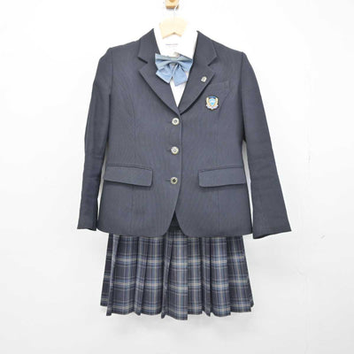 【中古】埼玉県 花咲徳栄高等学校 女子制服 6点 (ブレザー・ベスト・シャツ・スカート) sf050161