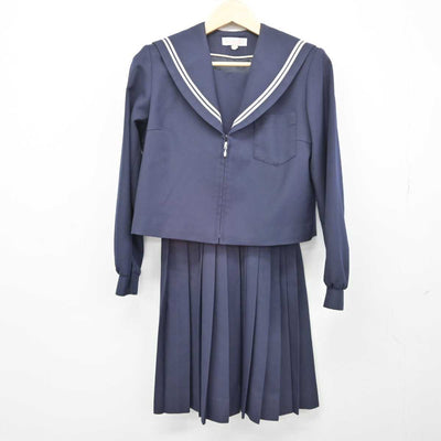 【中古】愛知県 横須賀高等学校 女子制服 3点 (セーラー服・スカート) sf050175