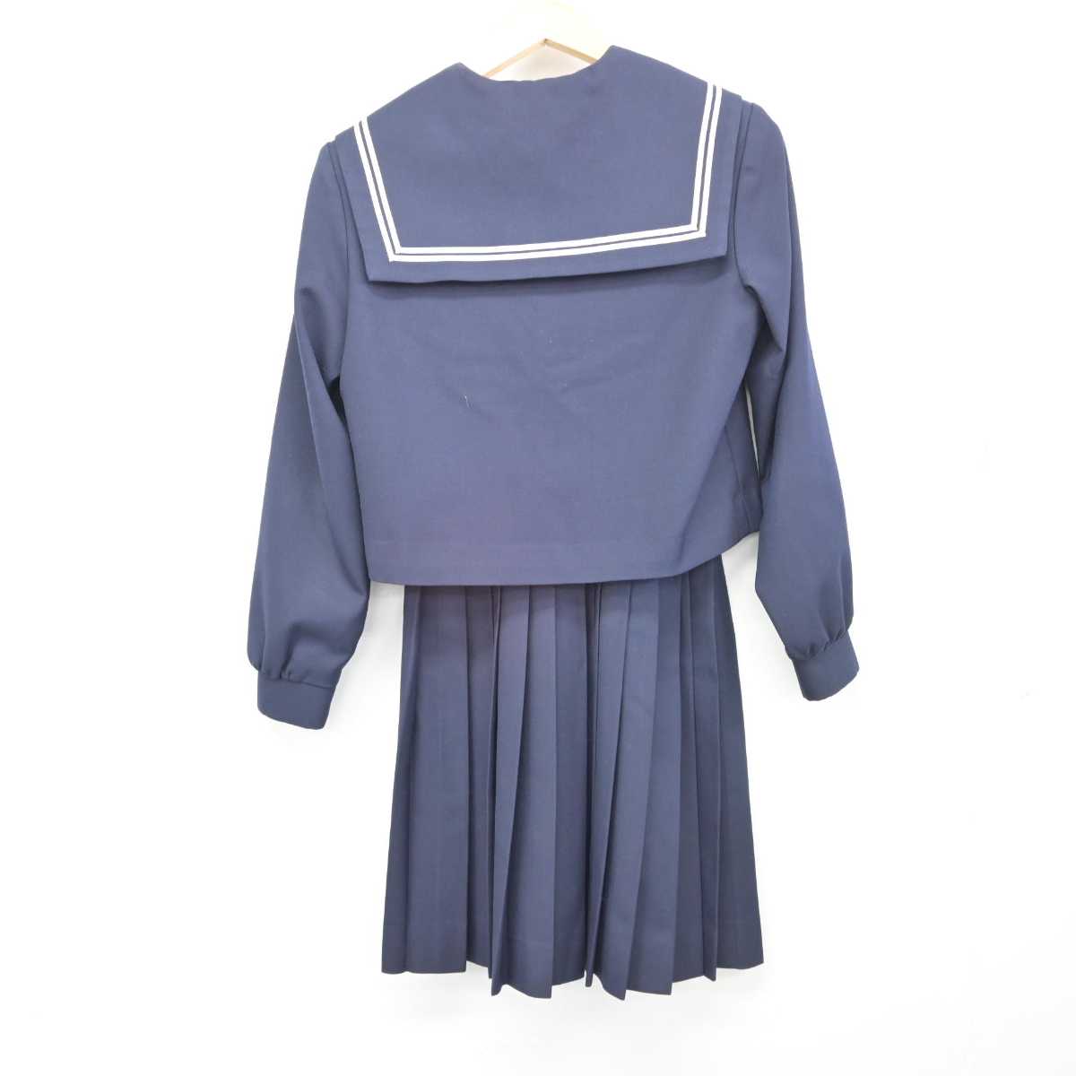 【中古】愛知県 横須賀高等学校 女子制服 3点 (セーラー服・スカート) sf050175