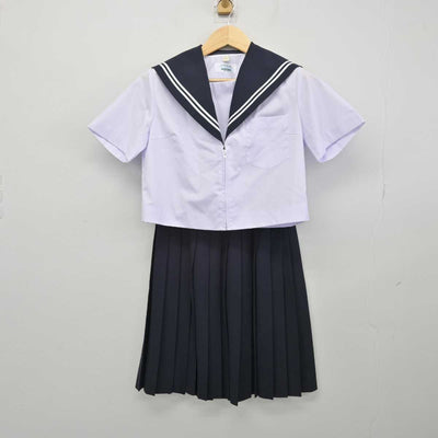 【中古】愛知県 桜井中学校 女子制服 3点 (セーラー服・スカート) sf050177