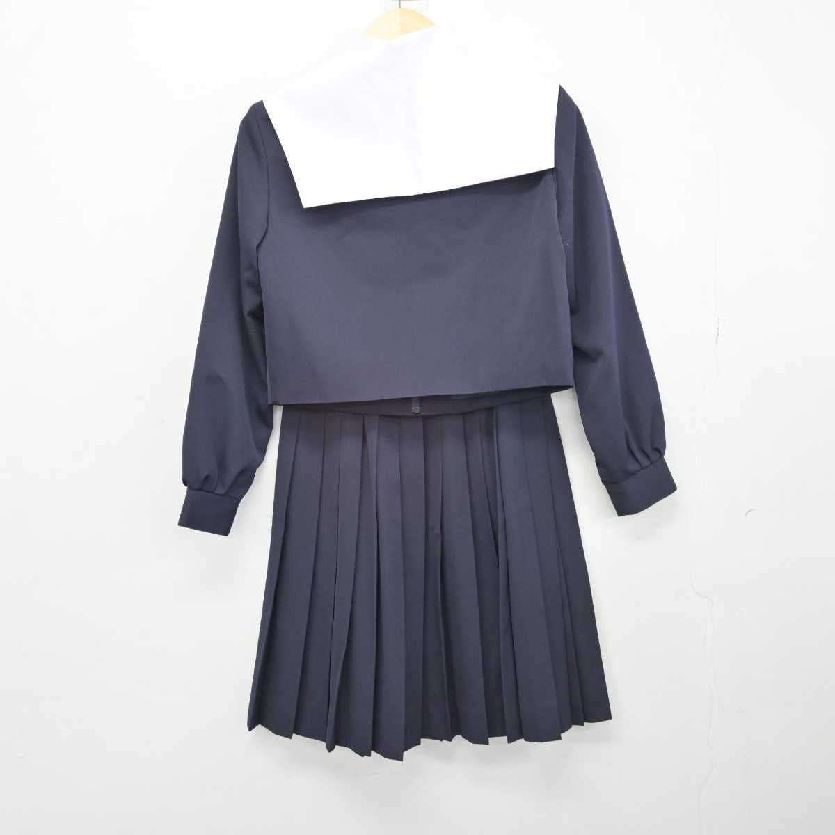 【中古】愛知県 桜井中学校 女子制服 4点 (セーラー服・スカート) sf050178