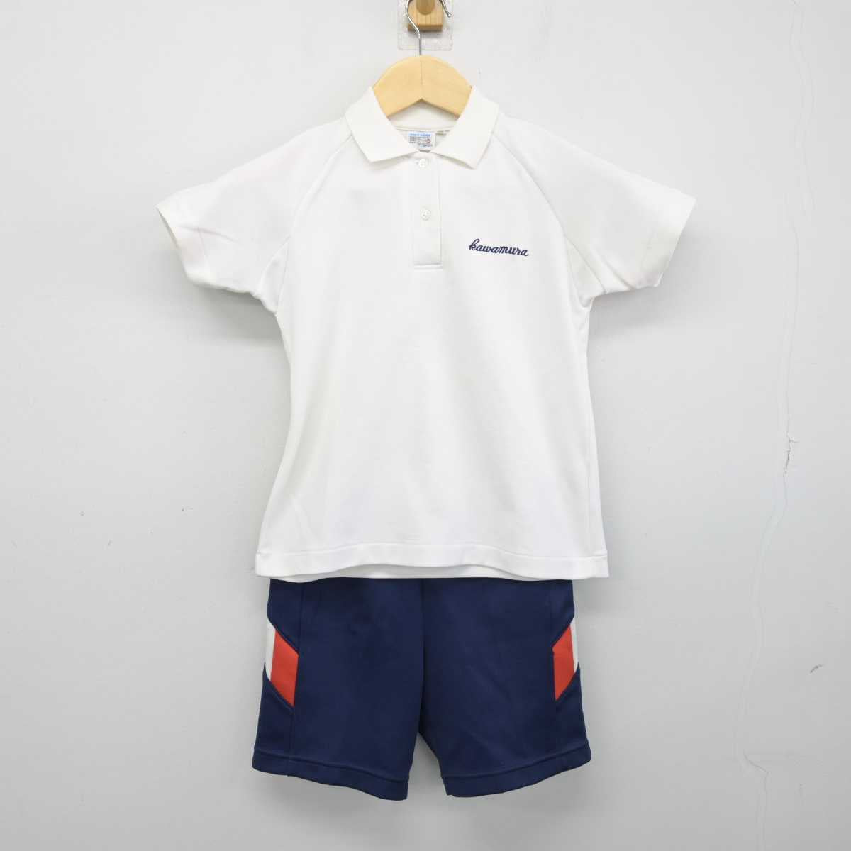 【中古】東京都 川村小学校 女子制服 2点 (体操服 上・体操服 下) sf050184