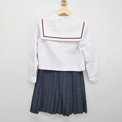 【中古】和歌山県 那賀高等学校 女子制服 3点 (セーラー服・スカート) sf050193