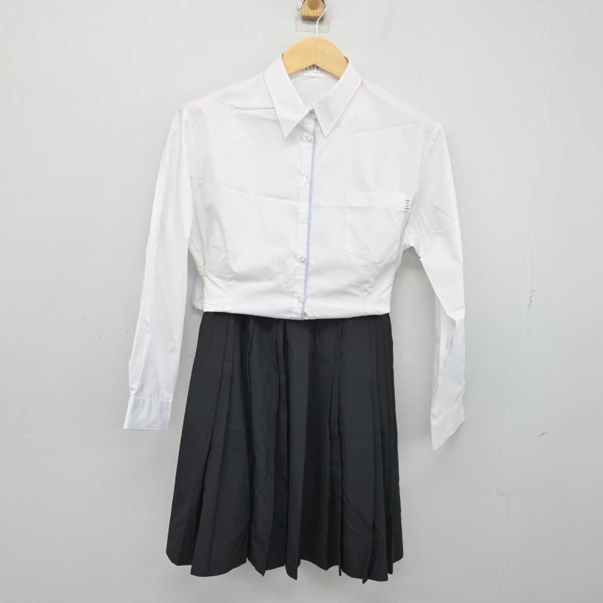 【中古】大阪府 金光藤蔭高等学校 女子制服 2点 (シャツ・スカート) sf050207