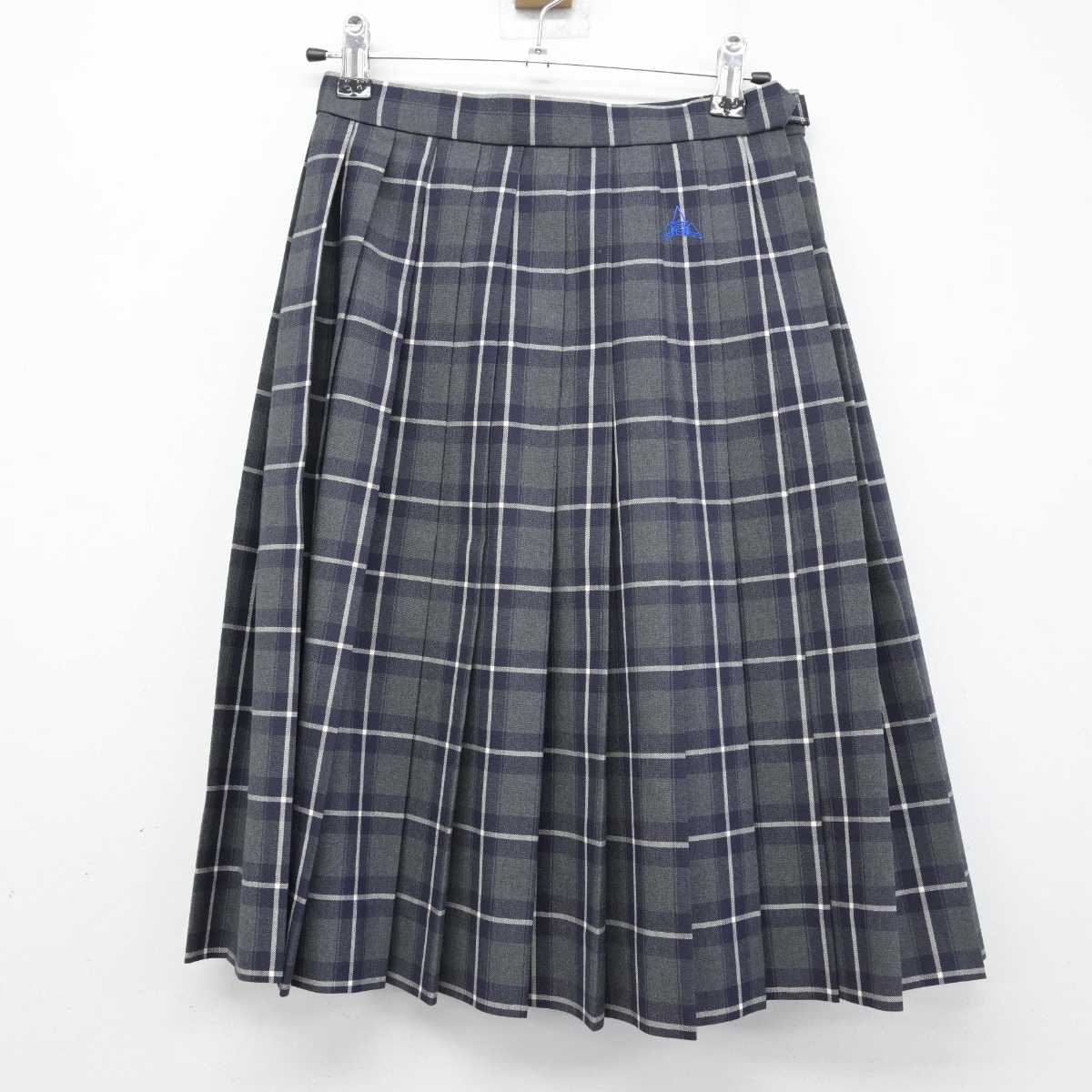 【中古】群馬県 群馬育英学園 前橋育英高等学校 女子制服 2点 (ニットベスト・スカート) sf050237