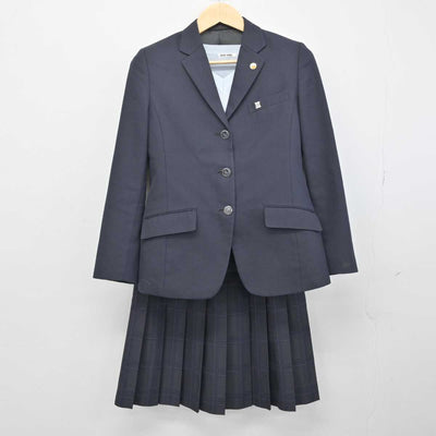 【中古】北海道 苫小牧工業高等学校 女子制服 3点 (ブレザー・ニット・スカート) sf050238