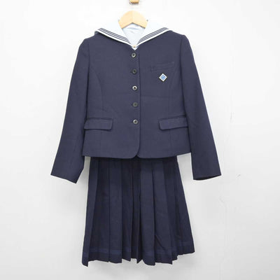 【中古】長崎県 活水中学校・高等学校 女子制服 3点 (ブレザー・セーラー服・スカート) sf050245