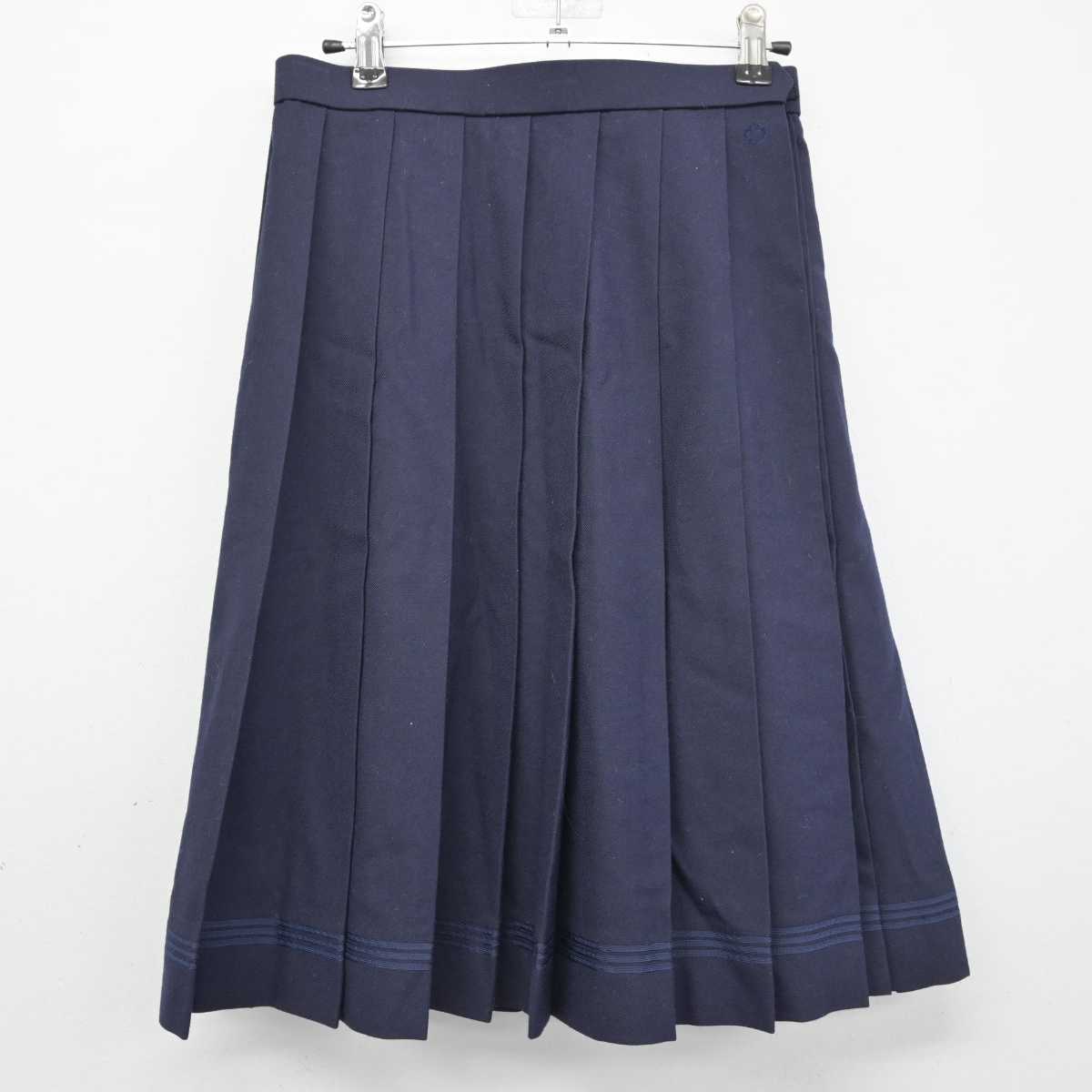 【中古】長崎県 活水中学校・高等学校 女子制服 3点 (ブレザー・セーラー服・スカート) sf050245