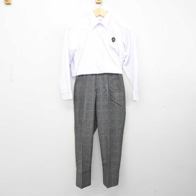 【中古】兵庫県 上ヶ原中学校 女子制服 2点 (シャツ・ズボン) sf050274