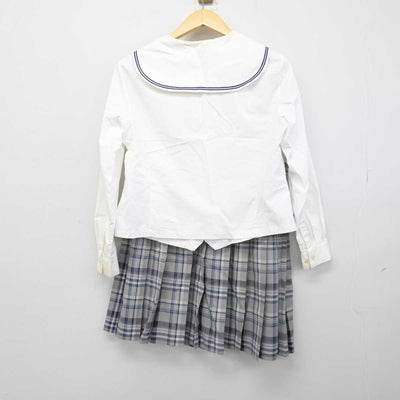 【中古】香川県 藤井学園 寒川高等学校 女子制服 2点 (セーラー服・スカート) sf050282