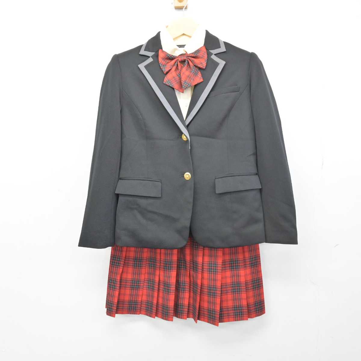 【中古】 北海道芸術高等学校 女子制服 4点 (ブレザー・シャツ・スカート) sf050284