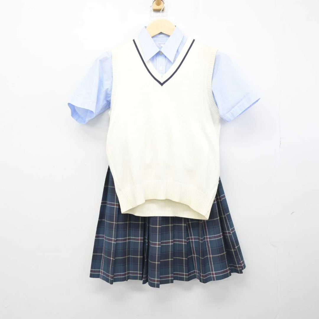 中古】北海道 札幌山の手高等学校 女子制服 3点 (シャツ・ニットベスト・スカート) sf050287 | 中古制服通販パレイド