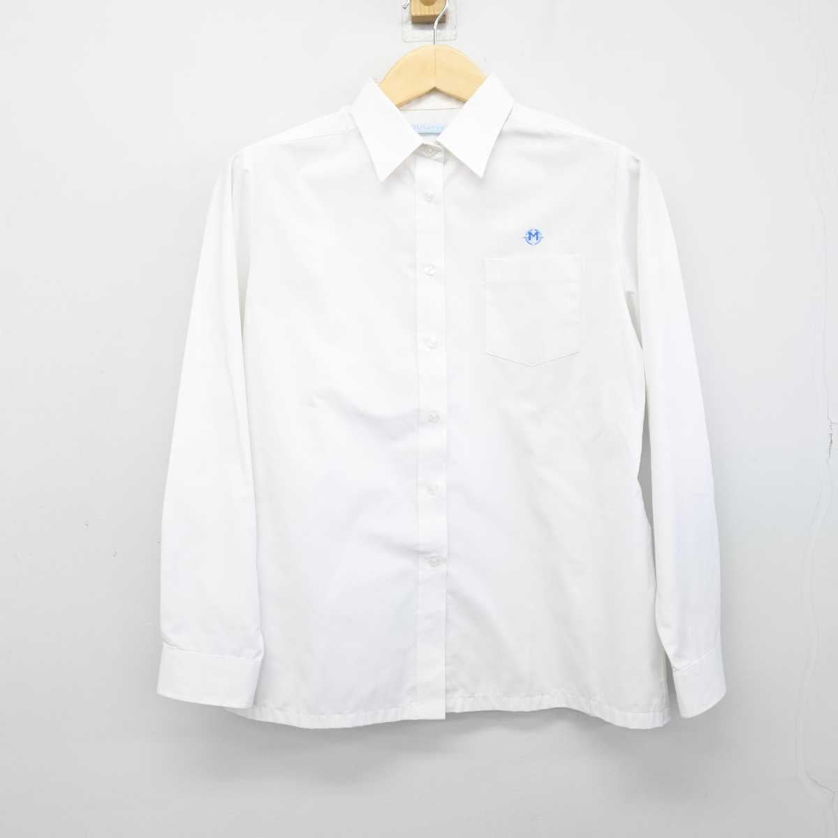 【中古】熊本県 熊本マリスト学園高等学校 女子制服 2点 (シャツ・ニット) sf050289