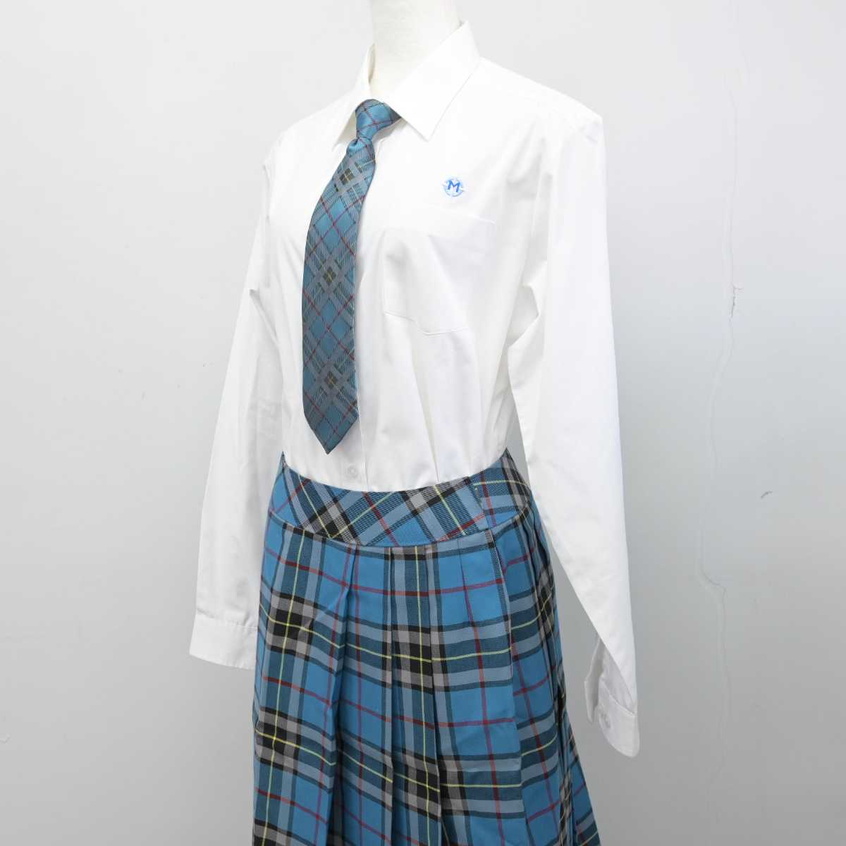 【中古】熊本県 熊本マリスト学園高等学校 女子制服 5点 (ブレザー・シャツ・スカート) sf050291