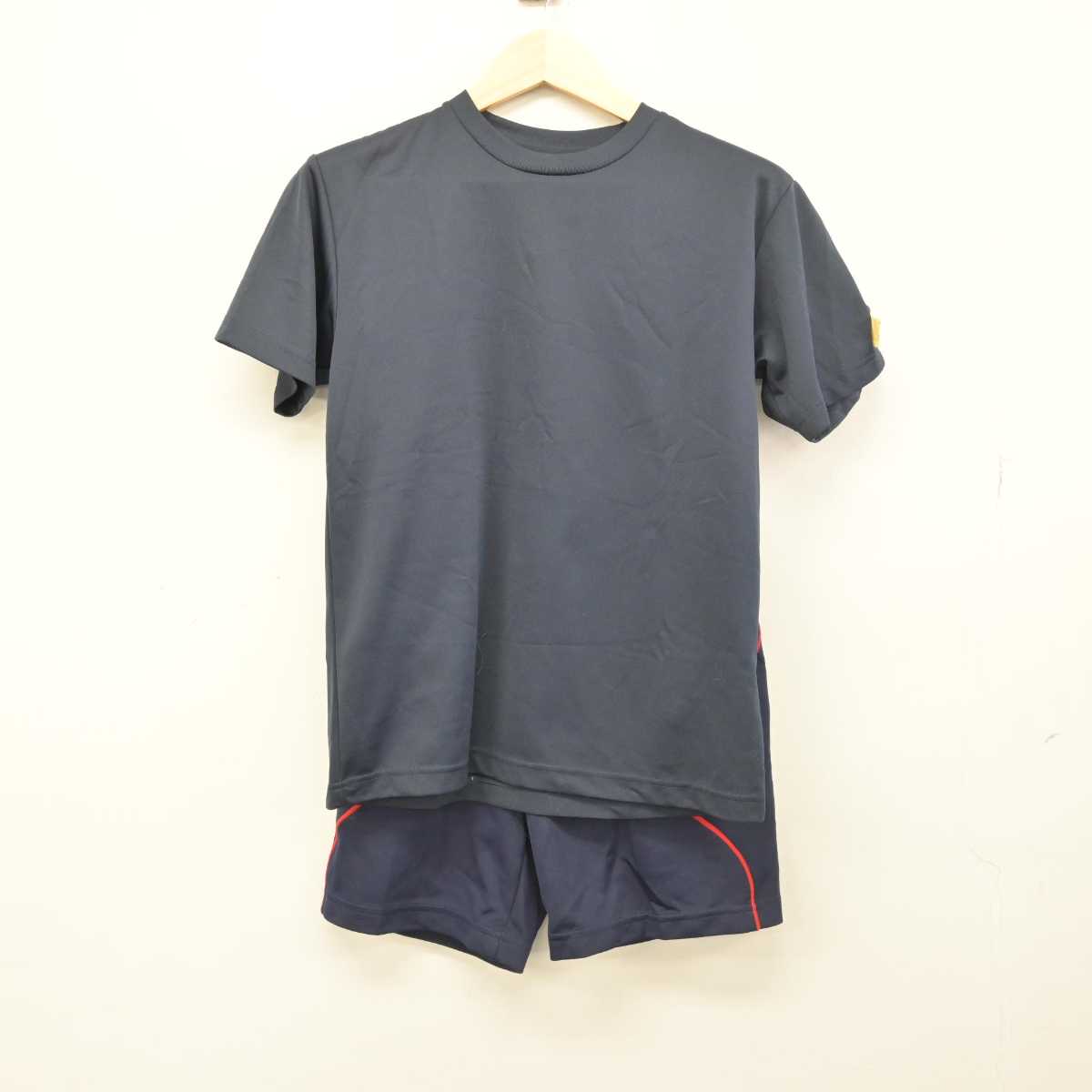 【中古】北海道 札幌新川高等学校 女子制服 3点 (体操服 上・体操服 下) sf050308