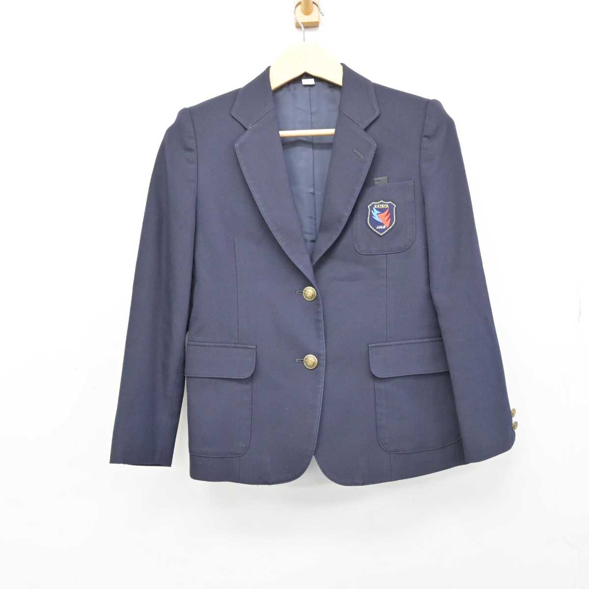 【中古】滋賀県 堅田中学校 女子制服 4点 (ブレザー・スカート) sf050311