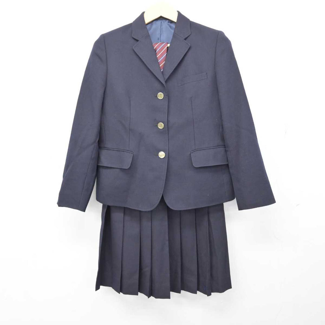 中古】埼玉県 川越工業高等学校 女子制服 4点 (ブレザー