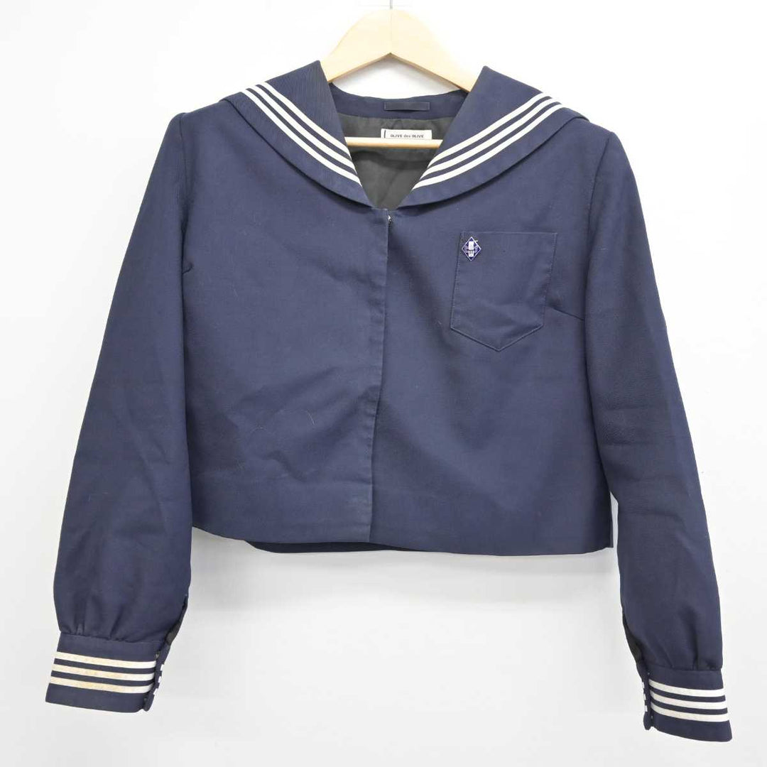 中古】栃木県 烏山中学校 女子制服 3点 (セーラー服・スカート) sf050334 | 中古制服通販パレイド