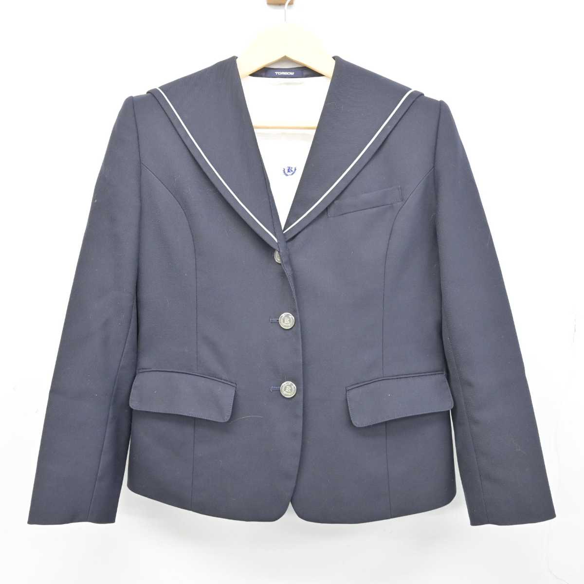 【中古】栃木県 烏山高等学校 女子制服 2点 (ブレザー・セーラー服) sf050335