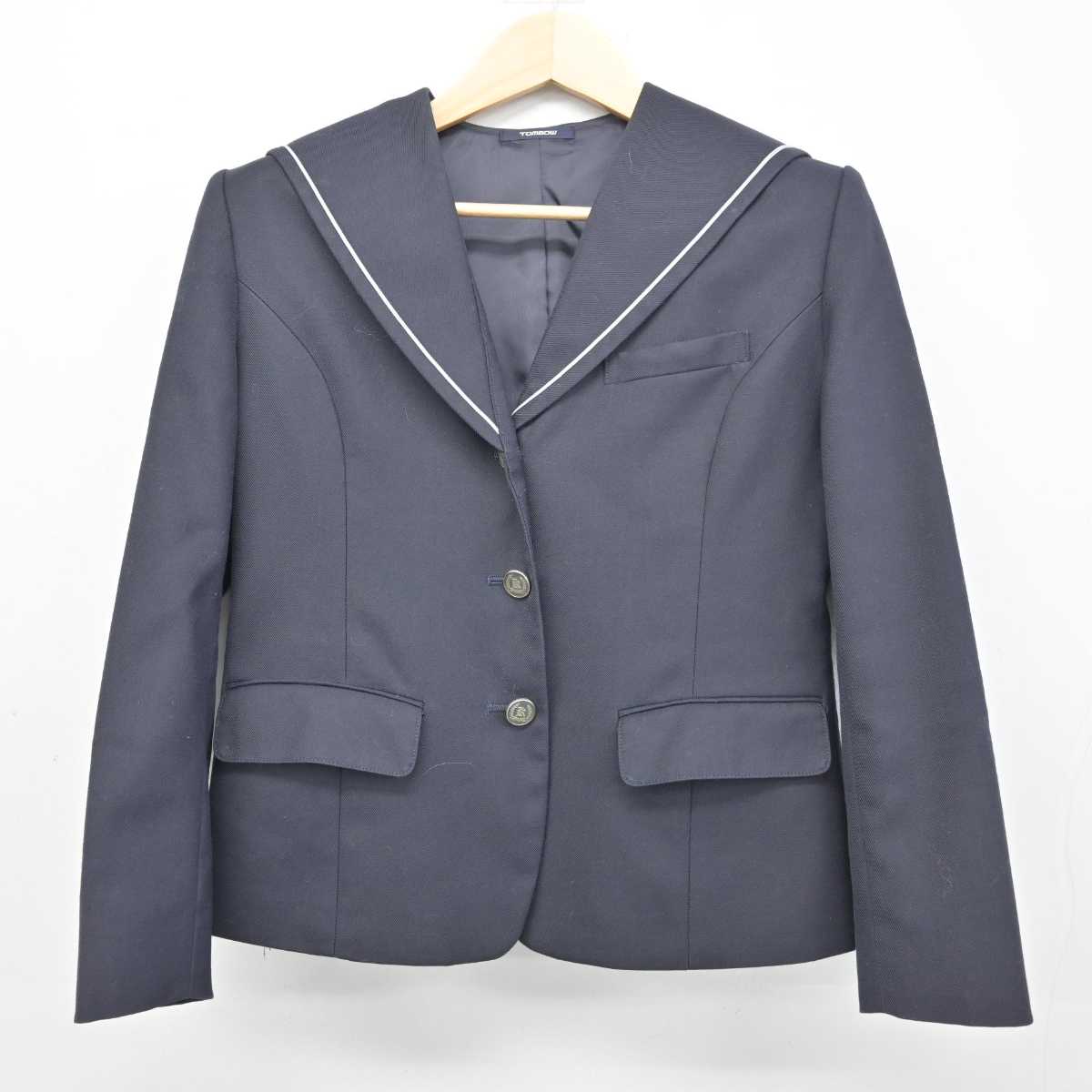 【中古】栃木県 烏山高等学校 女子制服 2点 (ブレザー・セーラー服) sf050335