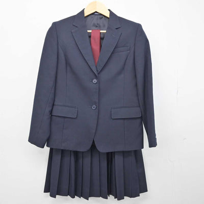 【中古】千葉県 柏中央高等学校 女子制服 4点 (ブレザー・スカート) sf050338