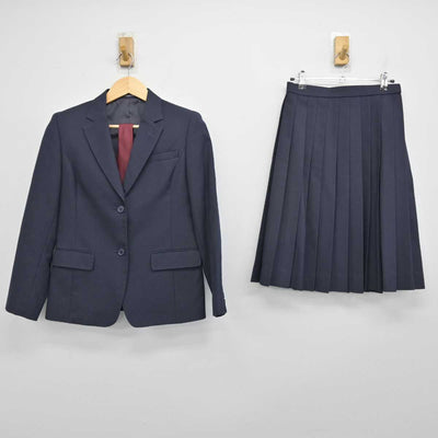 【中古】千葉県 柏中央高等学校 女子制服 4点 (ブレザー・スカート) sf050338