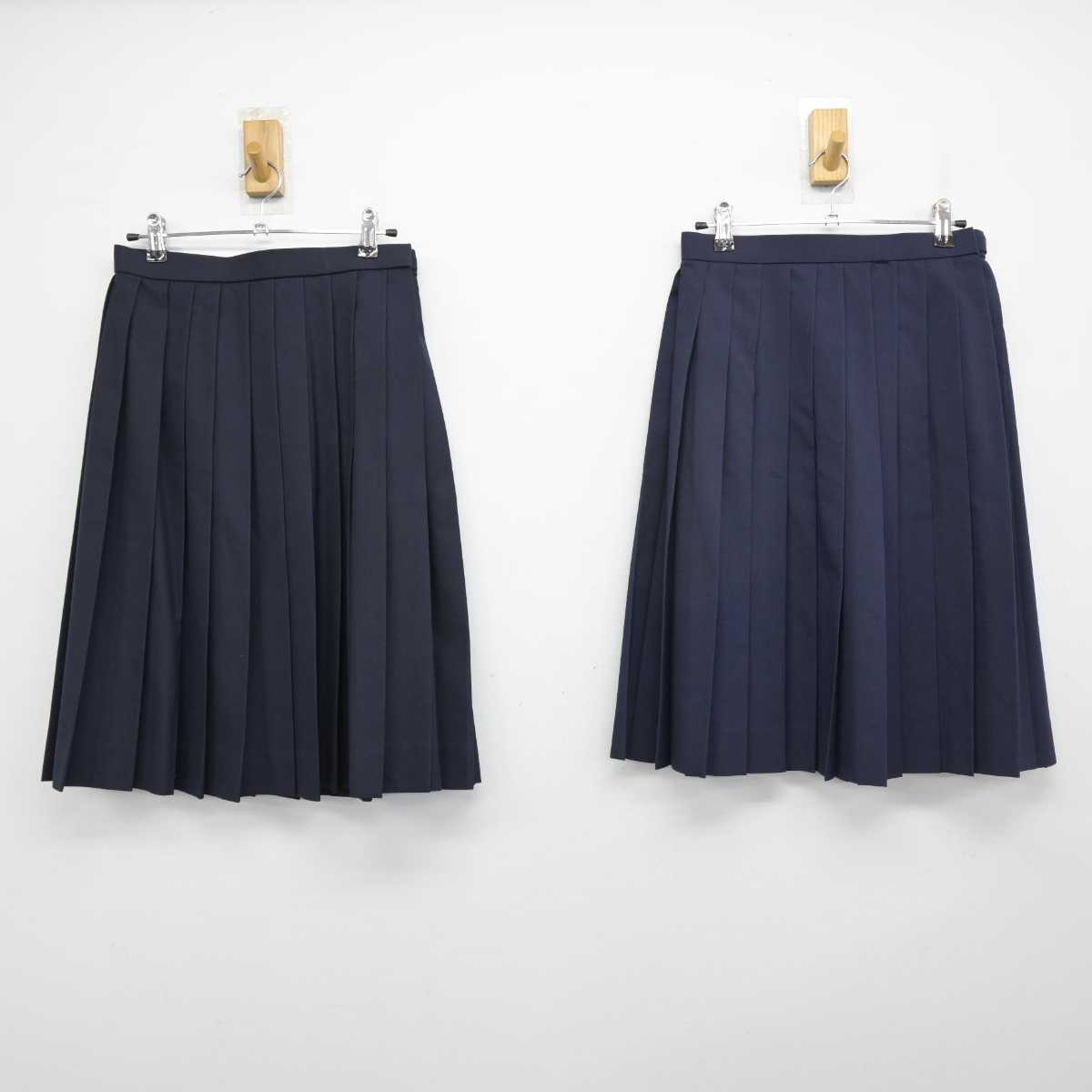 【中古】千葉県 柏中央高等学校 女子制服 4点 (ブレザー・スカート) sf050338