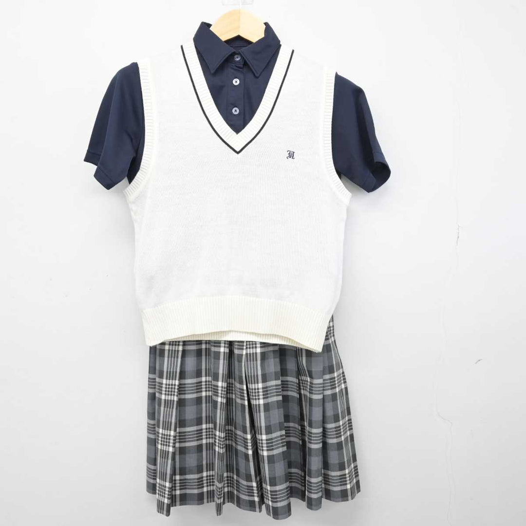 中古】埼玉県 本庄東高等学校 女子制服 3点 (シャツ・ニットベスト・スカート) sf050342 | 中古制服通販パレイド