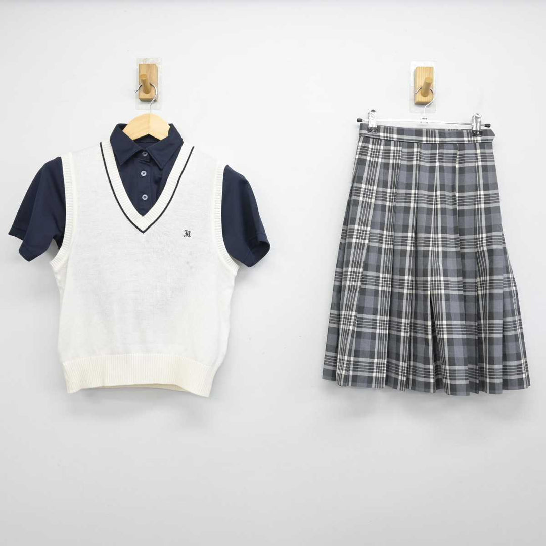 【中古】埼玉県 本庄東高等学校 女子制服 3点 (シャツ・ニットベスト・スカート) sf050342 | 中古制服通販パレイド