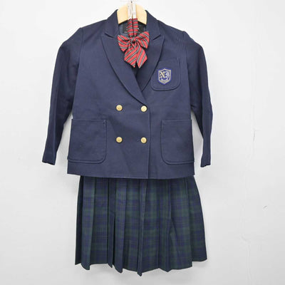 【中古】奈良県 奈良育英グローバル小学校 女子制服 3点 (ブレザー・スカート) sf050358