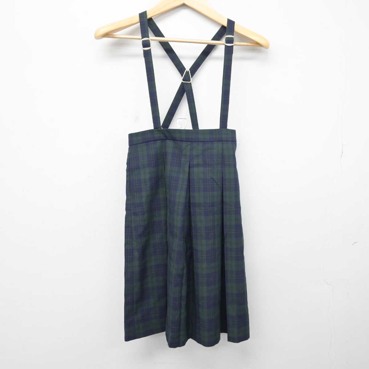 【中古】奈良県 奈良育英グローバル小学校 女子制服 4点 (シャツ・スカート・スカート) sf050359