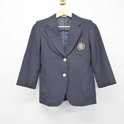 【中古】静岡県 大富中学校 女子制服 3点 (ブレザー・スカート・スカート) sf050372