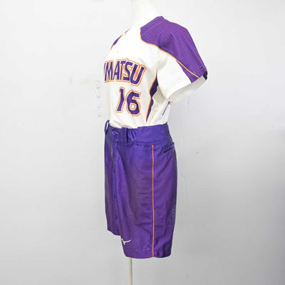 【中古】千葉県 松戸高等学校/ソフトボール部ユニフォーム 女子制服 2点 (部活ユニフォーム 上・部活ユニフォーム 下) sf050375