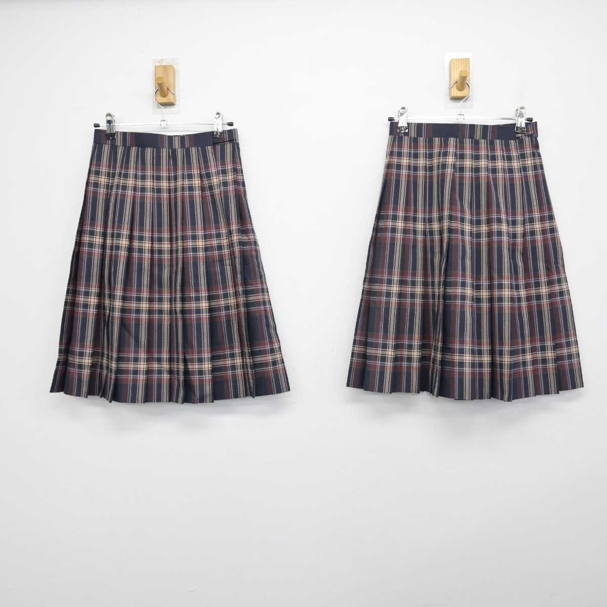 【中古】東京都 東村山第七中学校 女子制服 4点 (ブレザー・スカート) sf050377