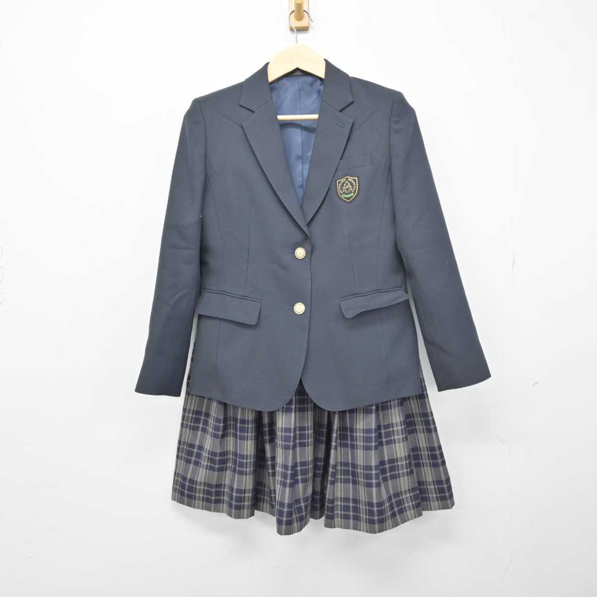 【中古】東京都 目黒高等学校 女子制服 2点 (ブレザー・スカート) sf050380