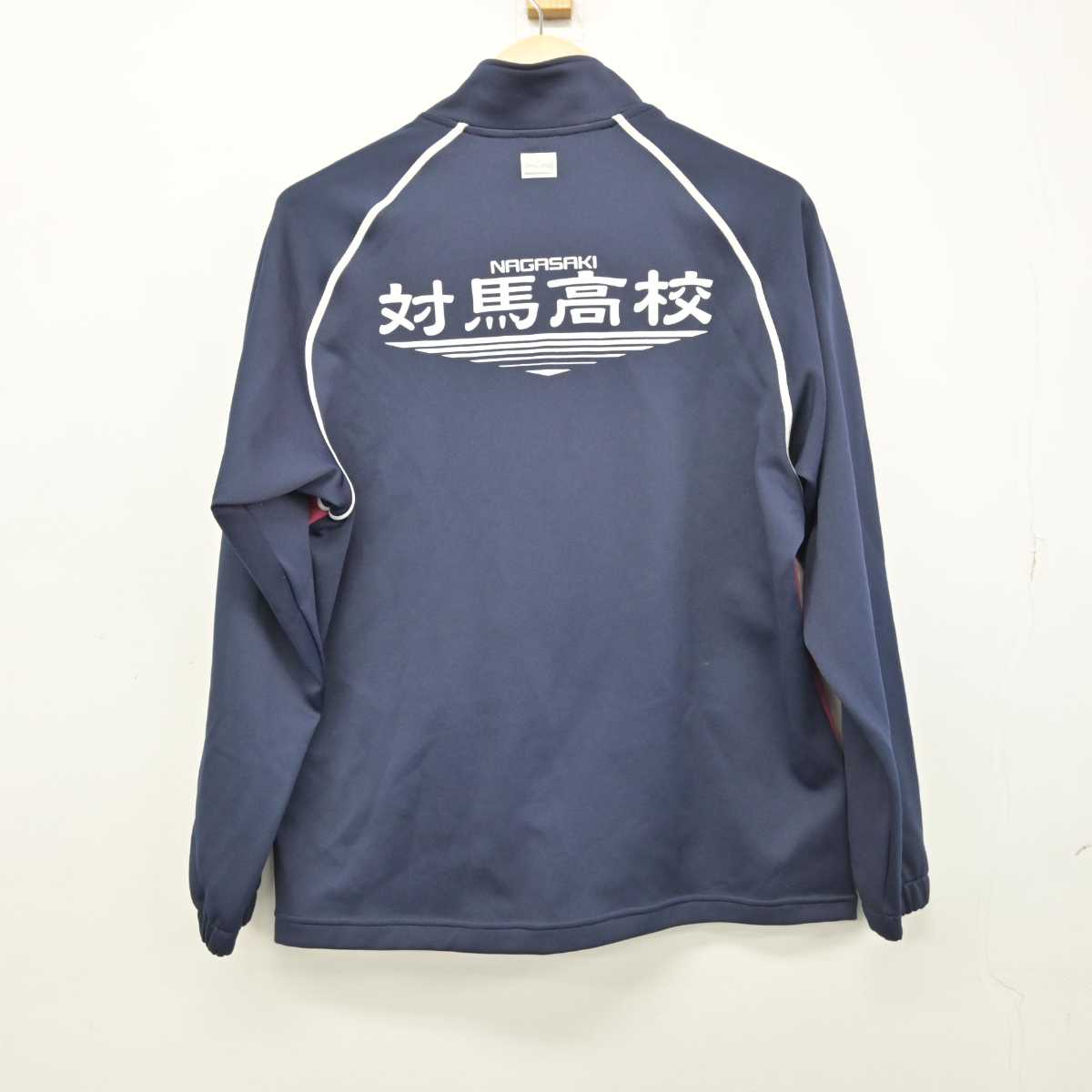 【中古】長崎県 対馬高等学校 女子制服 2点 (ジャージ 上・ジャージ 下) sf050389