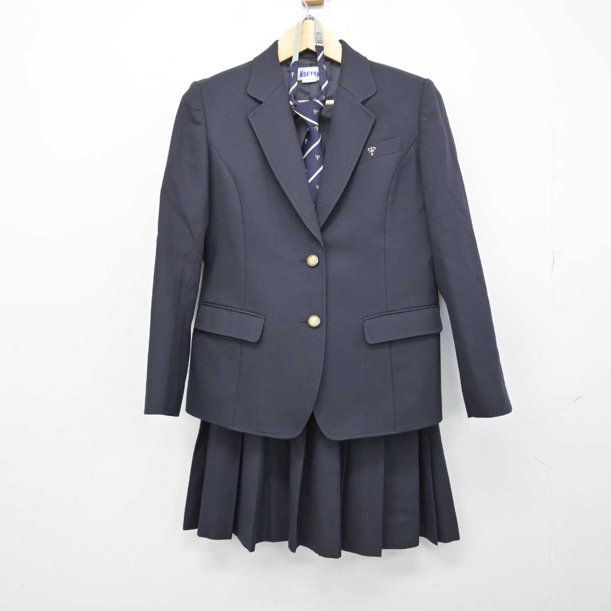 【中古】東京都 日本大学鶴ヶ丘高等学校 女子制服 3点 (ブレザー・スカート) sf050398