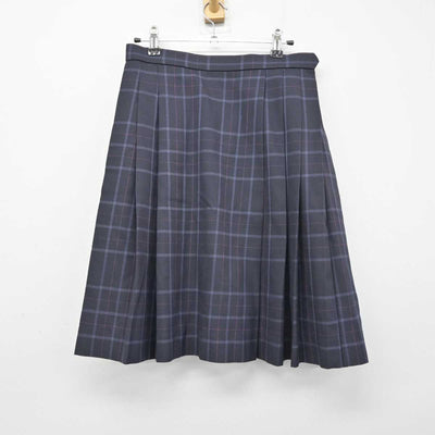 【中古】東京都 日本大学鶴ヶ丘高等学校 女子制服 2点 (ニットベスト・スカート) sf050399