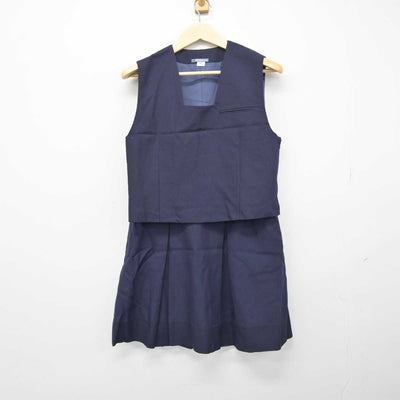 【中古】滋賀県 八幡高等学校 女子制服 3点 (ブレザー・ベスト・スカート) sf050408