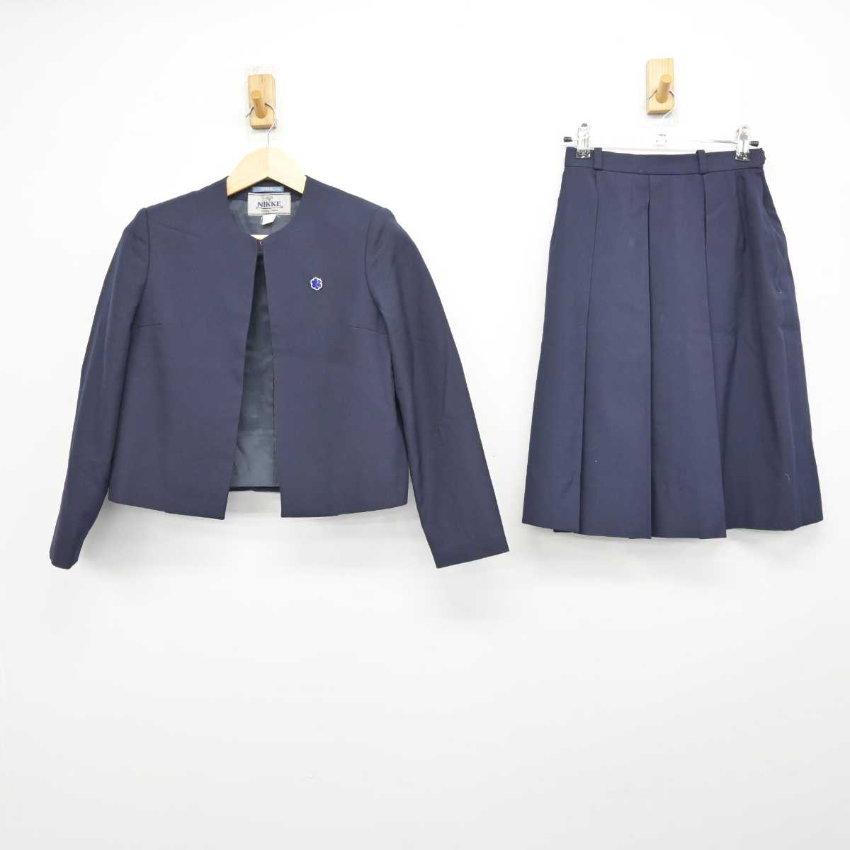 【中古】神奈川県 坂本中学校/旧制服 女子制服 2点 (ブレザー・スカート) sf050410