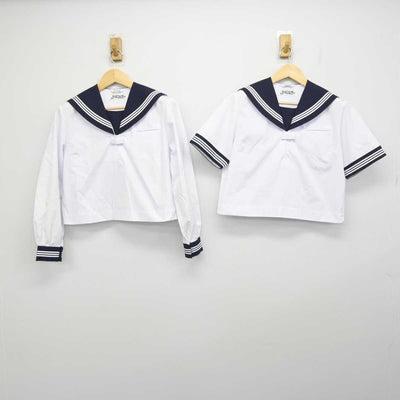 【中古】青森県 木ノ下中学校 女子制服 2点 (セーラー服・セーラー服) sf050415