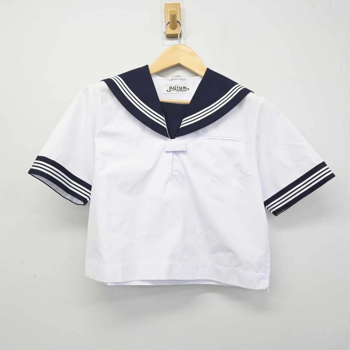 【中古】青森県 木ノ下中学校 女子制服 2点 (セーラー服・セーラー服) sf050415