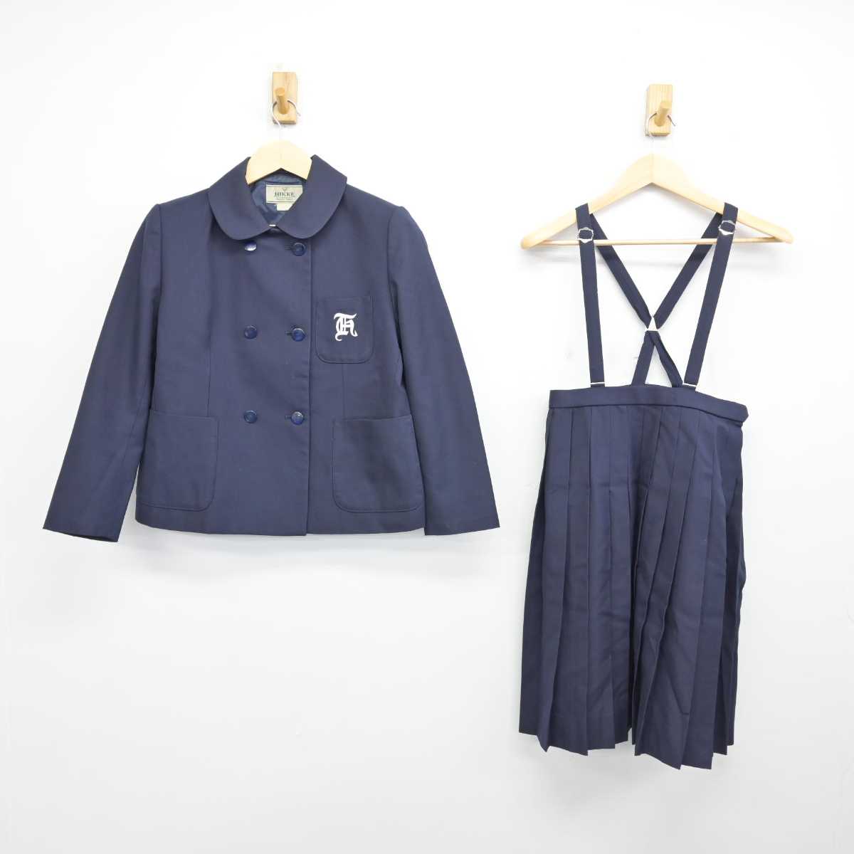 【中古】兵庫県 垂水東中学校 女子制服 2点 (ブレザー・スカート) sf050428