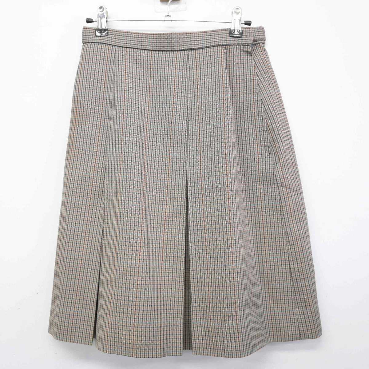 【中古】長崎県 長崎商業高等学校 女子制服 4点 (ブレザー・ニットベスト・スカート) sf050455