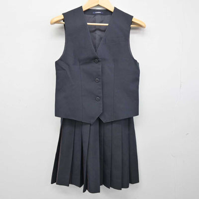 【中古】福岡県 福岡常葉高等学校 女子制服 3点 (ブレザー・ベスト・スカート) sf050464