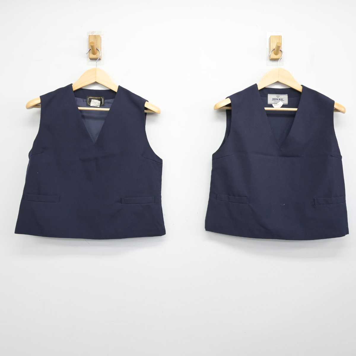 【中古】栃木県 佐野市立北中学校 女子制服 2点 (ベスト) sf050468