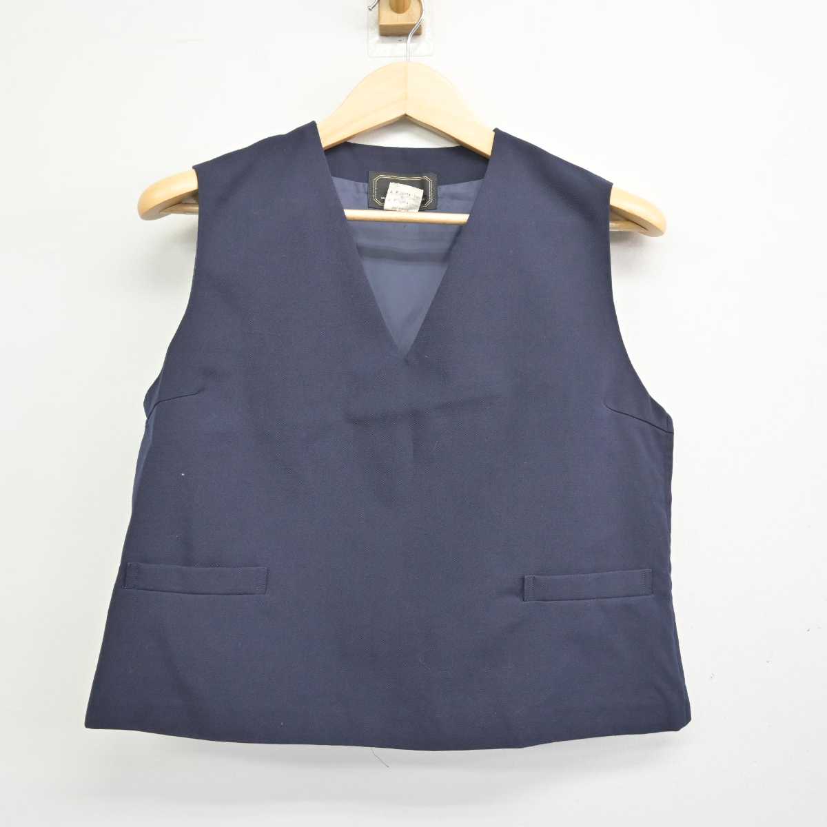 【中古】栃木県 佐野市立北中学校 女子制服 2点 (ベスト) sf050468